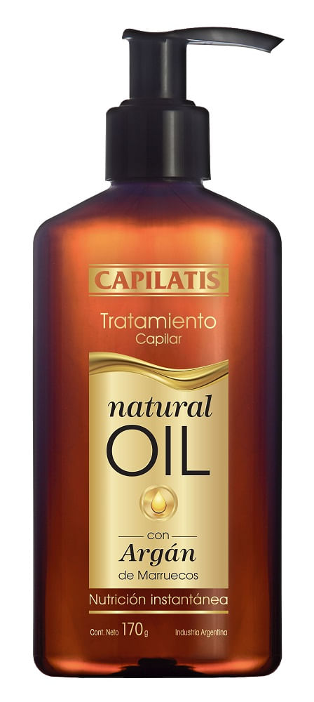 Tratamiento Capilar Capilatis Natural Oil con Argán x 170 ml