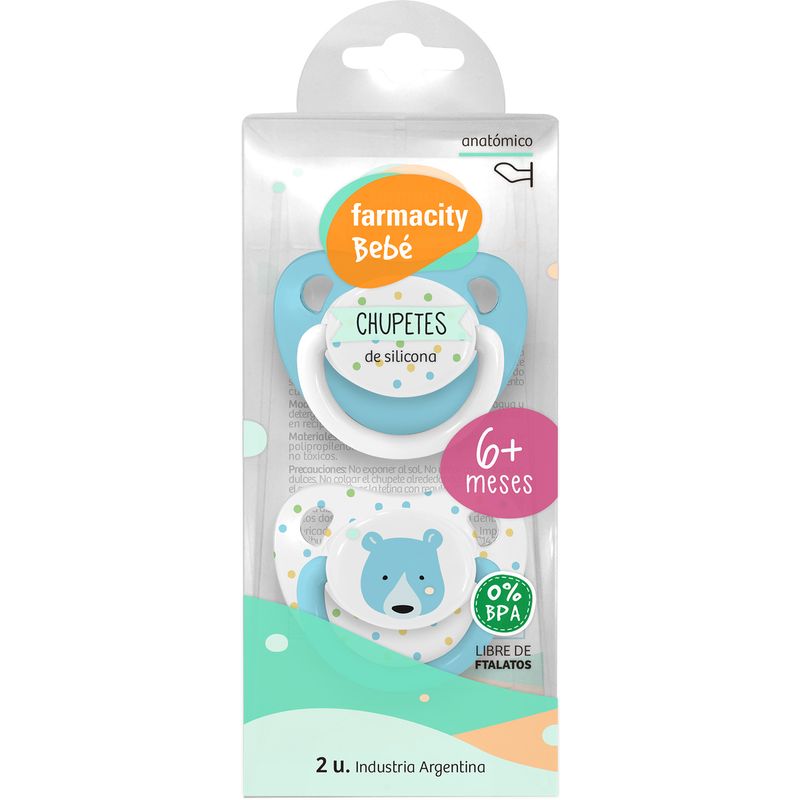 Tommee Tippee Chupete de Silicona, BPA-Gratis, Chile