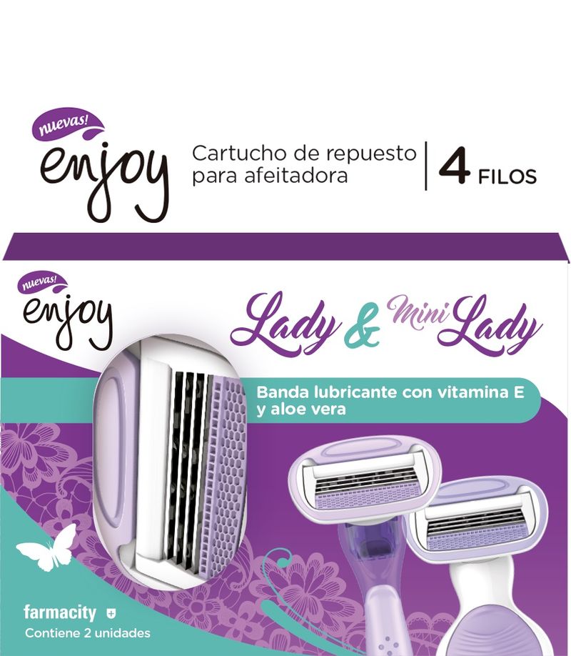 repuestos-afeitadora-enjoy-lady-y-lady-mini-4-filos-x-2-un