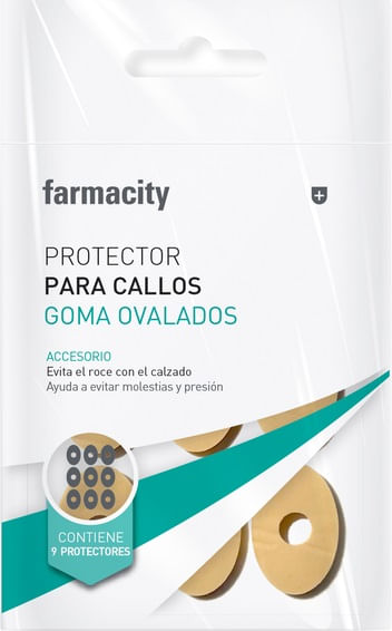 Protector para Callos Farmacity Goma Ovalado x 9 un