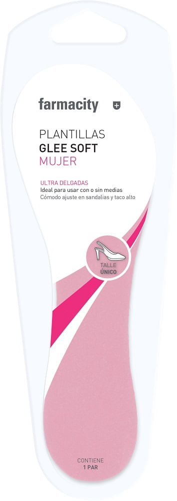 Plantillas Farmacity Glee soft Talle único x 2 Un