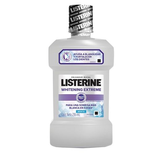 Enjuague bucal Listerine whitening extreme 236 ml