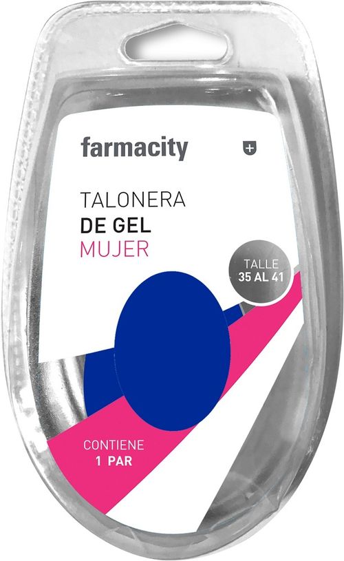 Taloneras en gel Farmacity para mujer Talle 35 al 41 x 1 Par