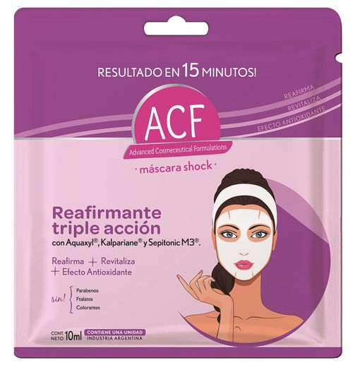 Máscara Facial Acf Reafirmante Triple Acción x 10 ml