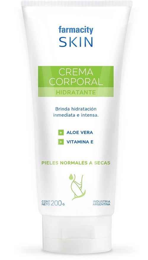 Crema Corporal Farmacity Hidratante Aloe Vera x 200 ml