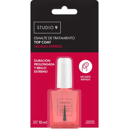 Tratamiento para uñas Studio 9 secado express x 10 Ml