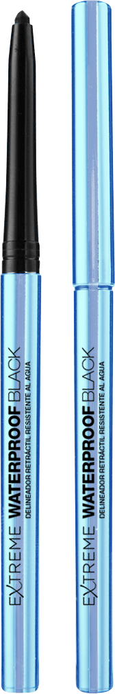 Delineador de Ojos Retráctil Extreme Waterproof Black x 0.28 g