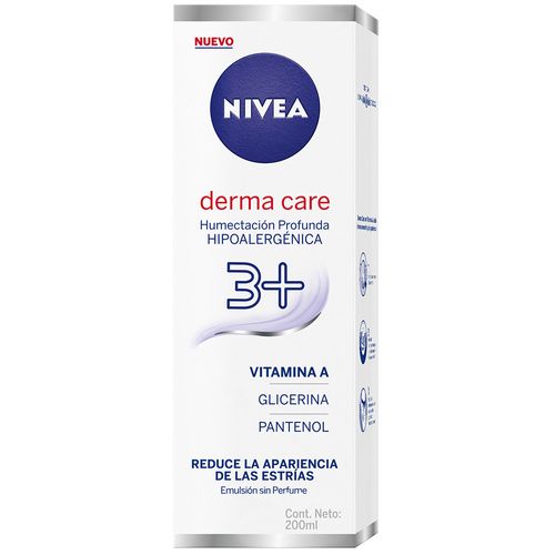 Crema corporal Nivea Derma Care x 200 ml