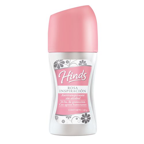 Desodorante Antitranspirante Hinds Rosa Inspiración Roll-on x 60 gr