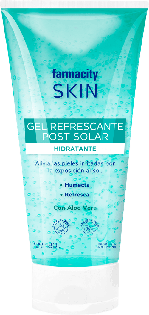Gel Post Solar Farmacity Skin Refrescante Aloe Vera x 180 g