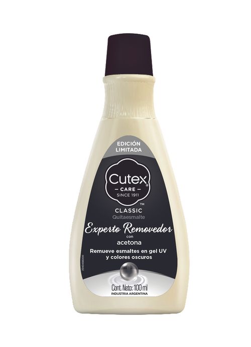 Quita Esmalte Cutex Black Expert x 100 ml