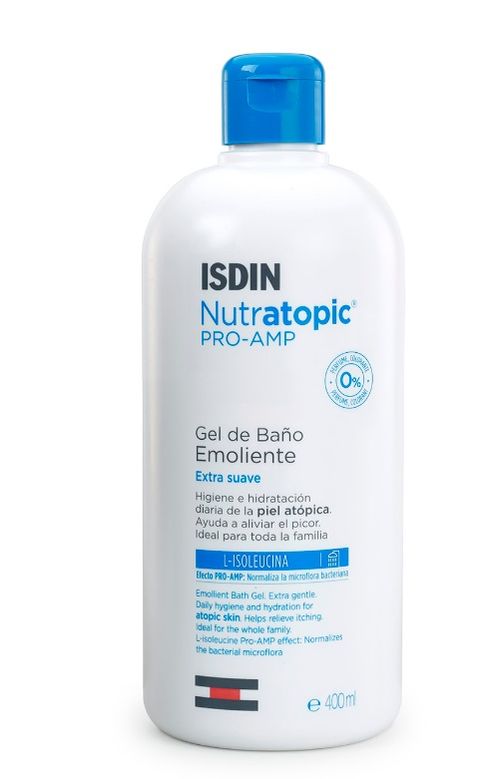 Gel de Baño Isdin Emoliente Nutratopic Pro-AMP X 400 Ml