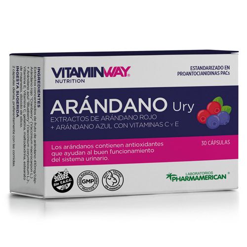 Suplemento Dietario Vitamin Way Arandano Ury x 30 un