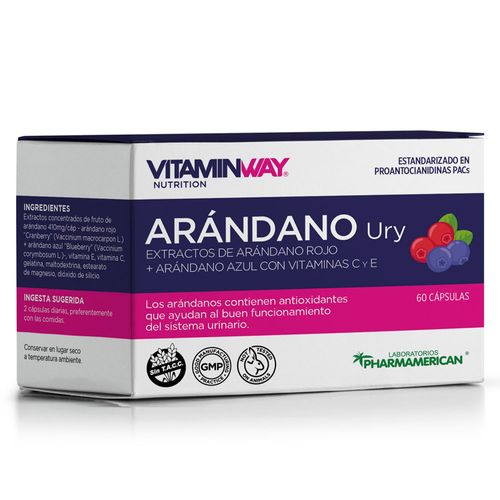 Suplemento Dietario Vitamin Way Arandano Ury x 60 un