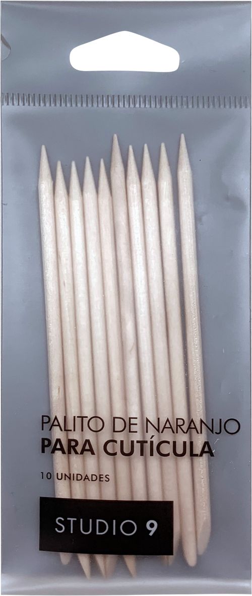 Palito de Naranjo Studio 9 para Cutícula x 10 un