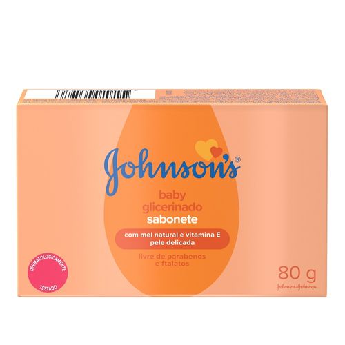 Jabón en Barra Johnson's Glicerina x 80 g