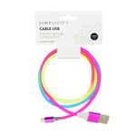 cable-para-iphone-simplicity-rainbow-x-1-m
