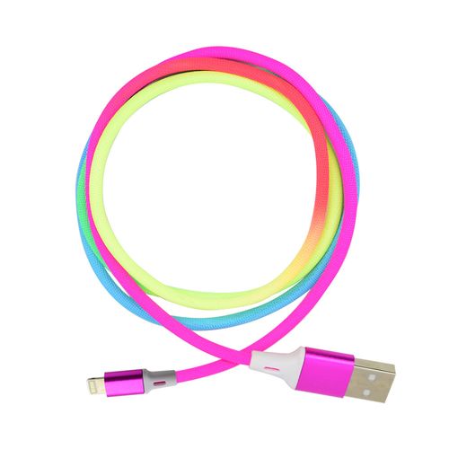 Cable para Iphone Simplicity Rainbow x 1 m