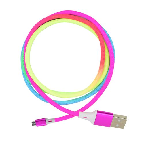 Cable para Android Simplicity Rainbow x 1 m