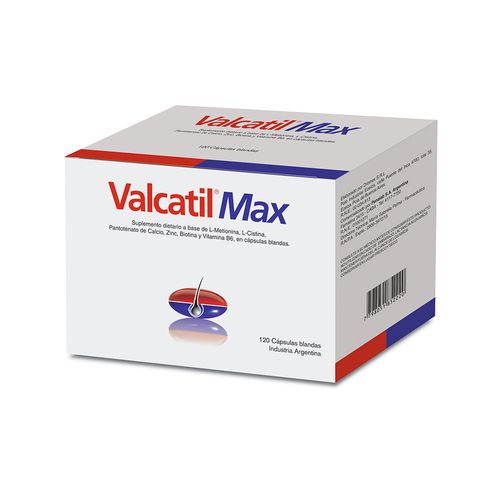 Suplemento Dietario Valcatil Max Cápsulas Blandas x 120 un