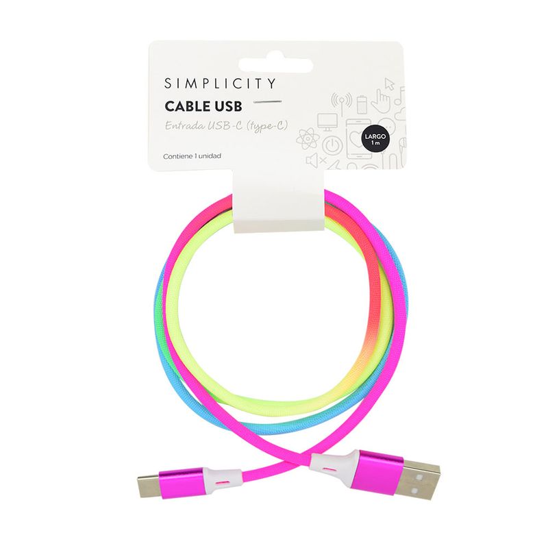 cable-type-c-simplicity-rainbow-x-1-m