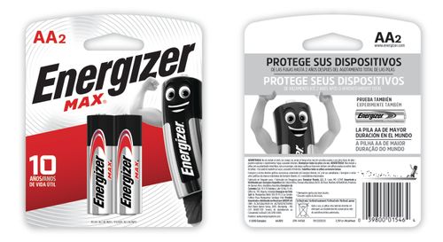 Pilas Energizer Max AA x 2 un