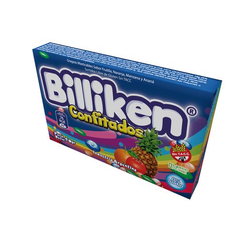 Caramelos Billiken Confitados Frutales x 50 g