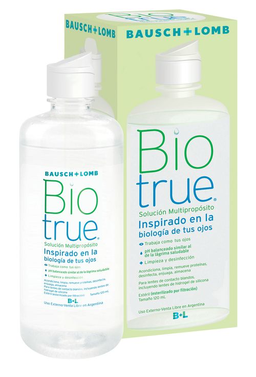 Solución Multipropósito Biotrue x 120 ml