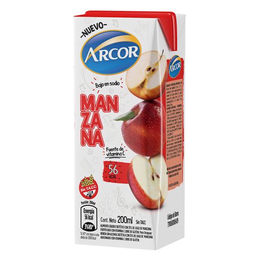 Jugo Arcor de Manzana en Tetra x 200 ml