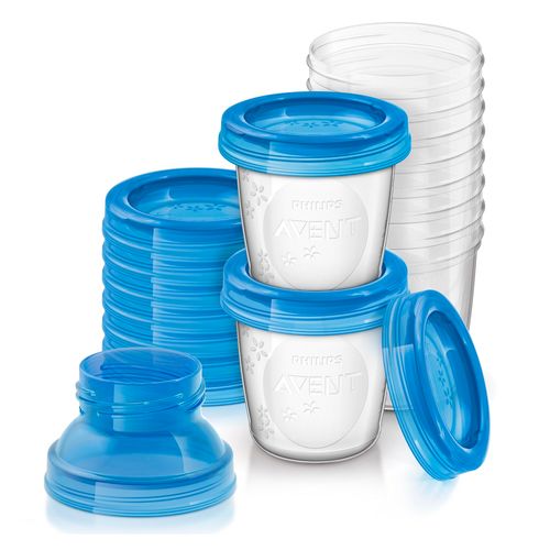 Vasos Avent Contenedores para Leche Materna x 10 un