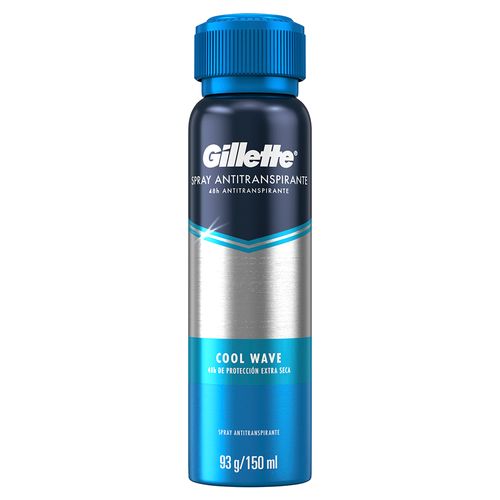 Desodorante Gillette Cool Wave Antitranspirante en Spray x 150 ml