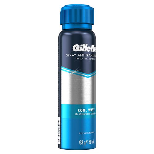 Desodorante Gillette Cool Wave Antitranspirante en Spray x 150 ml