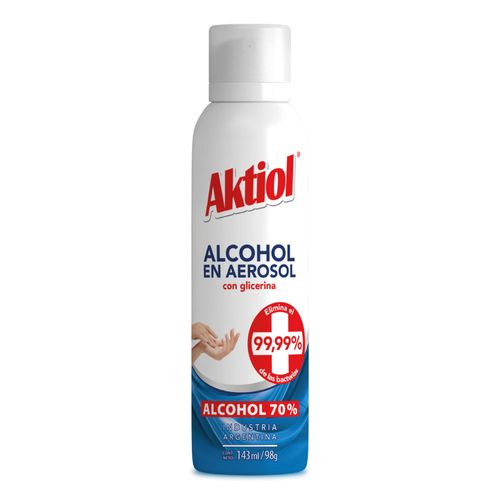 Alcohol en Aerosol Aktiol x 143 ml