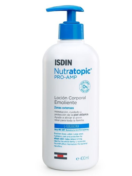 Loción Emoliente Isdin Nutratopic Pro-Amp x 400 ml