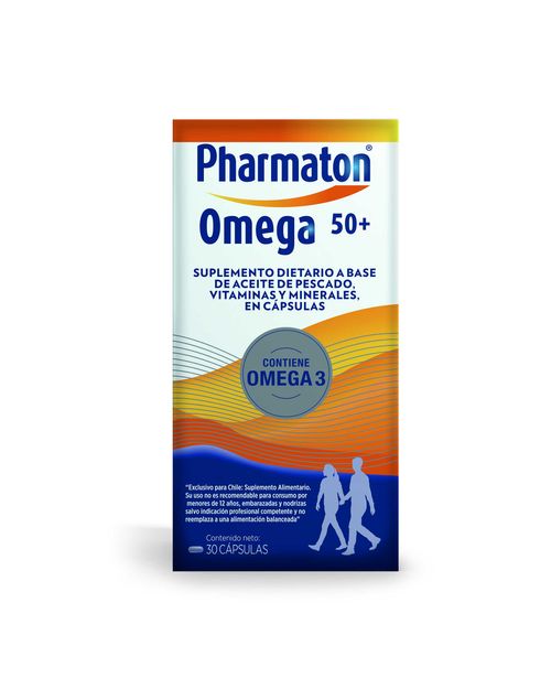 Suplemento Dietario Pharmaton 50+ Omega x 30 cápsulas