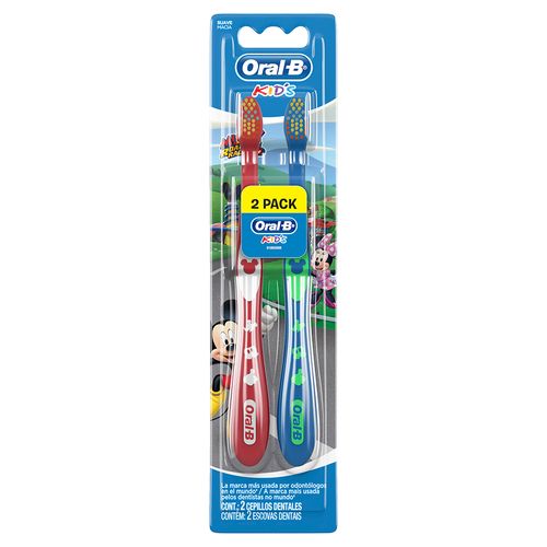 Cepillos Dentales Oral-B Kids Mickey x 2 un