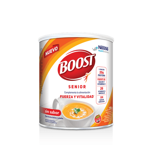 Suplemento Nutricional Boost en polvo sin sabor en lata x 370 gr