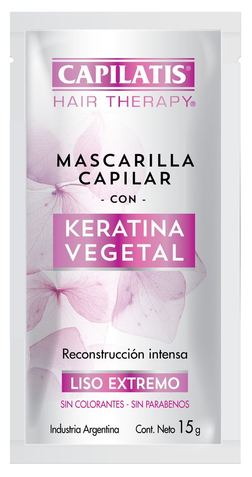 Sachet de Mascarilla Capilar con Keratina x 15 Gr