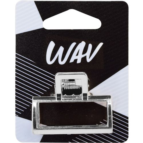 Broche Rectangular Wav Mediano Metal x 1 un