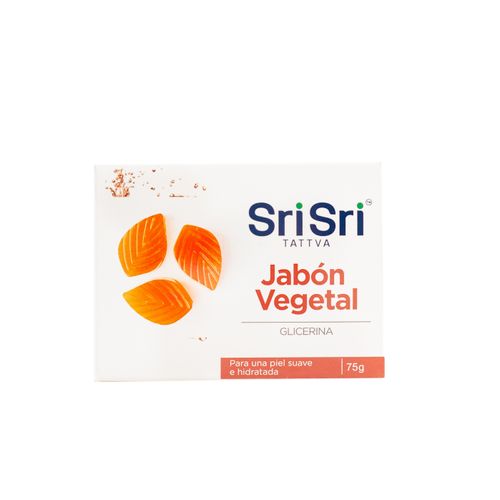 Jabón Ayurvédico Vegetal Sri Sri Tattva Glicerina x 75 g