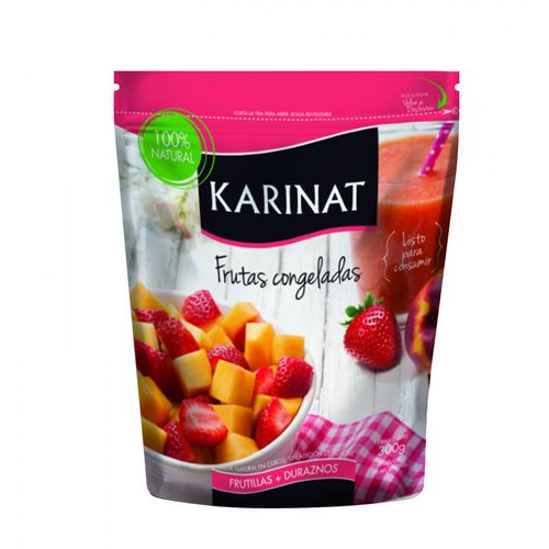 Mix Frutilla Congelada Karinat Durazno x 300 g