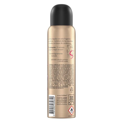 Desodorante Impulse Very Pink en Aerosol x 150 ml