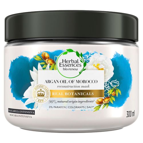 Mascarilla Intensiva Herbal Essences Bio: Renew Argan Oil Of Morocco x 300 ml