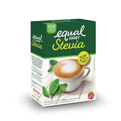 Endulzante EqualSweet Stevia x 100 un