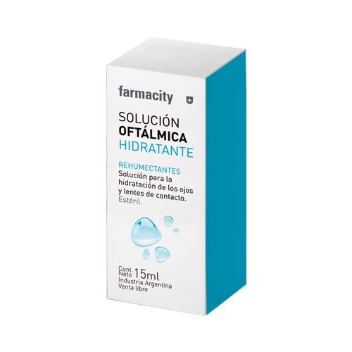 Solución Oftalmológica Farmacity Hidratante x 15 ml