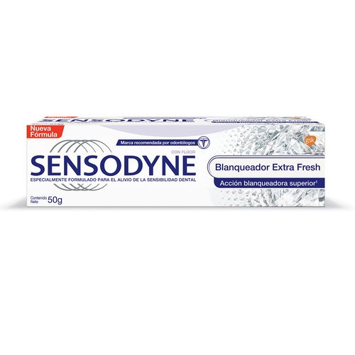 Pasta Dental para Dientes Sensibles Sensodyne Blanqueador Extra Fresh x 50 g