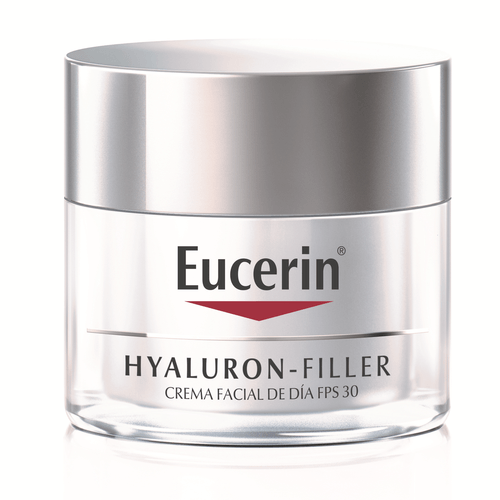 Crema Antiarrugas de Día Eucerin Hyaluron-Filler FPS 30 y protección UVA x 50 ml