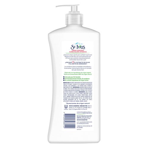 Crema Corporal St. Ives Humectación Intensiva x 532 ml