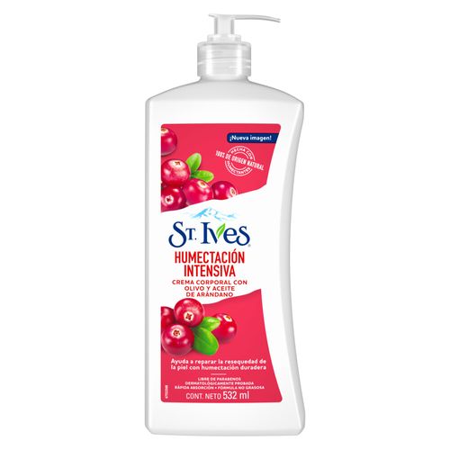Crema Corporal St. Ives Humectación Intensiva x 532 ml