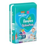 Pampers Pañales de natación desechables de Splashers Baby Shark